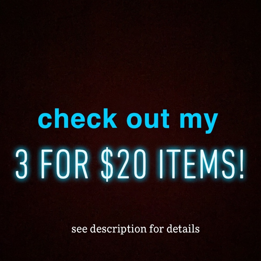3 for $20!